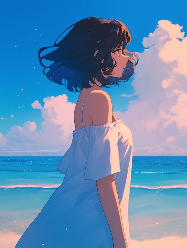 轻烟染日暮